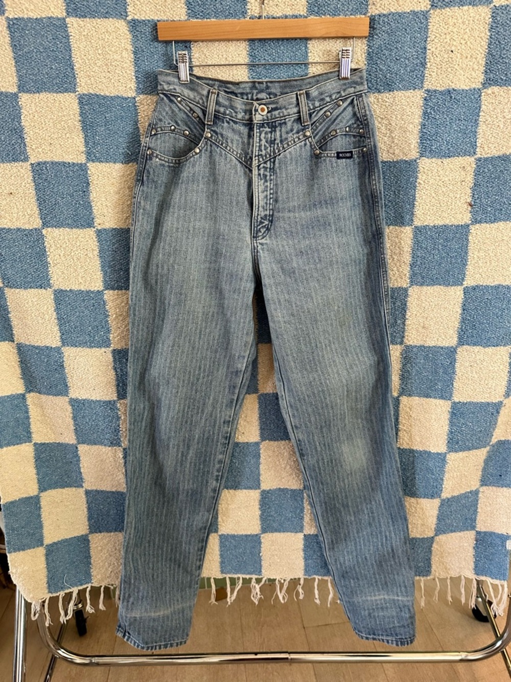 Rockies high rise striped riding pants